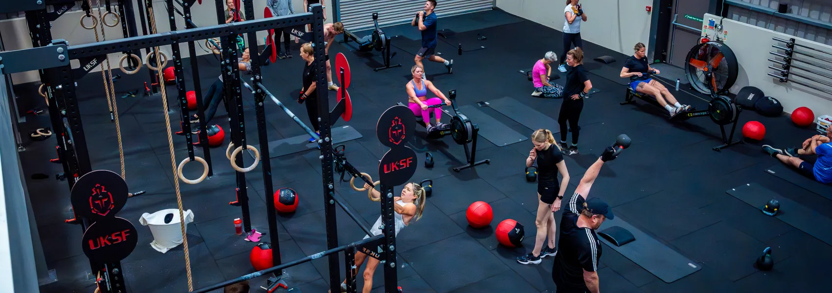 CrossFit Class in progress at ChalkUp
